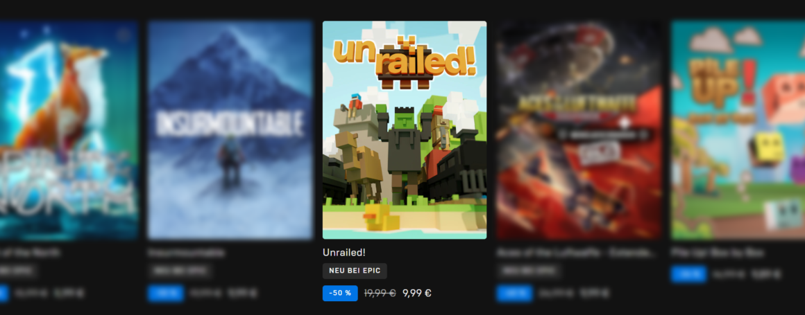 Unrailed! on Epic Game Store